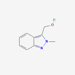 molecular formula C9H10N2O B1311470 (2-甲基-2H-吲唑-3-基)甲醇 CAS No. 58536-48-4
