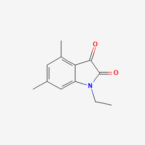 1-Ethyl-4,6-dimethylindoline-2,3-dione