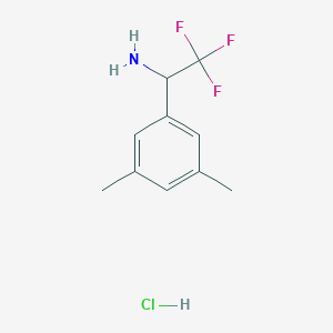 1-(3,5-Dimethylphenyl)-2,2,2-trifluoroethan-1-amine hydrochloride