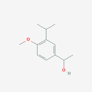 molecular formula C12H18O2 B13114787 1-(3-Isopropyl-4-methoxyphenyl)ethanol 