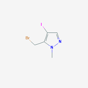 5-(Bromomethyl)-4-iodo-1-methyl-1H-pyrazole