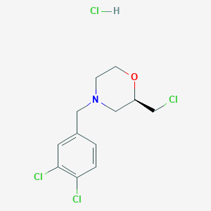 (2R)-2-(Chloromethyl)-4-[(3,4-dichlorophenyl)methyl]morpholinehydrochloride