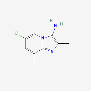 6-Chloro-2,8-dimethylimidazo[1,2-a]pyridin-3-amine