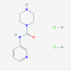 N-3-pyridinyl-1-piperazinecarboxamide dihydrochloride