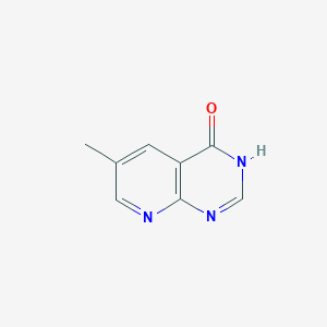 molecular formula C8H7N3O B13114920 6-Methylpyrido[2,3-d]pyrimidin-4(1H)-one CAS No. 64600-52-8