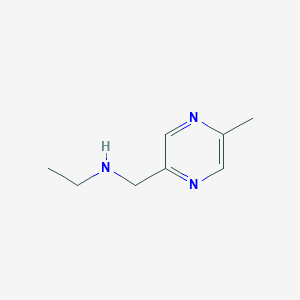 molecular formula C8H13N3 B13114954 Ethyl-(5-methyl-pyrazin-2-ylmethyl)-amine 