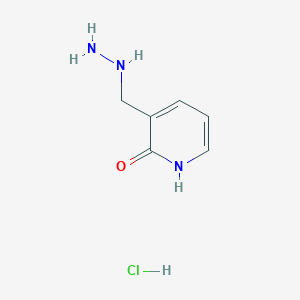 3-(Hydrazinylmethyl)pyridin-2(1H)-onehydrochloride