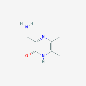 3-(Aminomethyl)-5,6-dimethylpyrazin-2(1H)-one