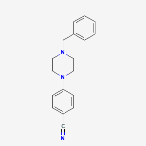 B1311500 4-(4-Benzylpiperazin-1-yl)benzonitrile CAS No. 90905-00-3