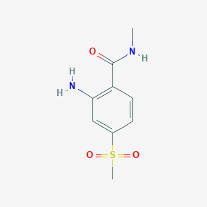 2-amino-N-methyl-4-(methylsulfonyl)benzamide