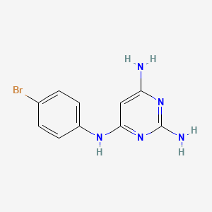 n4-(4-Bromophenyl)pyrimidine-2,4,6-triamine