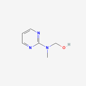 molecular formula C6H9N3O B13115103 (Methyl(pyrimidin-2-yl)amino)methanol 