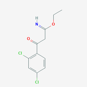 Ethyl3-(2,4-dichlorophenyl)-3-oxopropanimidate