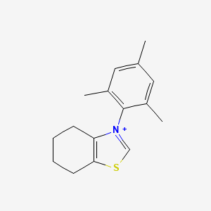 molecular formula C16H20NS+ B13115130 3-Mesityl-4,5,6,7-tetrahydrobenzo[d]thiazol-3-ium 