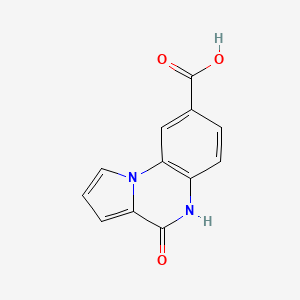 4-Oxo-4,5-dihydropyrrolo[1,2-a]quinoxaline-8-carboxylic acid