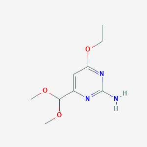 4-(Dimethoxymethyl)-6-ethoxypyrimidin-2-amine