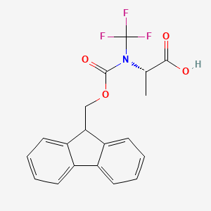 N-(((9H-fluoren-9-yl)methoxy)carbonyl)-N-(trifluoromethyl)-L-alanine