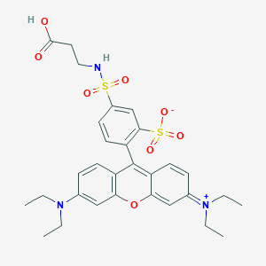 2-(3,6-Bis(diethylamino)xanthylium-9-yl)-5-(N-(2-carboxyethyl)sulfamoyl)benzenesulfonate