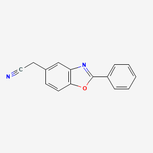 2-(2-Phenylbenzo[d]oxazol-5-yl)acetonitrile