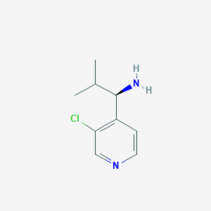 (R)-1-(3-Chloropyridin-4-yl)-2-methylpropan-1-amine