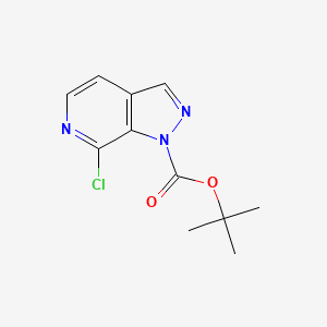 tert-Butyl7-chloro-1H-pyrazolo[3,4-c]pyridine-1-carboxylate