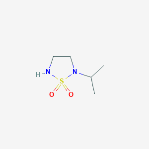 molecular formula C5H12N2O2S B13115261 2-Isopropyl-1,2,5-thiadiazolidine 1,1-dioxide 