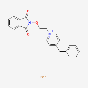 4-Benzyl-1-(2-((1,3-dioxoisoindolin-2-yl)oxy)ethyl)pyridin-1-ium bromide