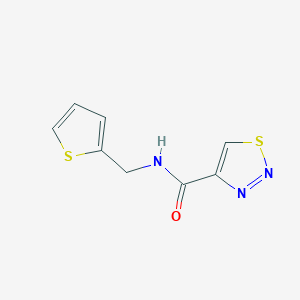 N-(thiophen-2-ylmethyl)-1,2,3-thiadiazole-4-carboxamide