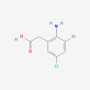 2-(2-Amino-3-bromo-5-chlorophenyl)aceticacid