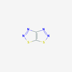 molecular formula C2N4S2 B13115374 [1,2,3]Thiadiazolo[4,5-d][1,2,3]thiadiazole CAS No. 88770-23-4