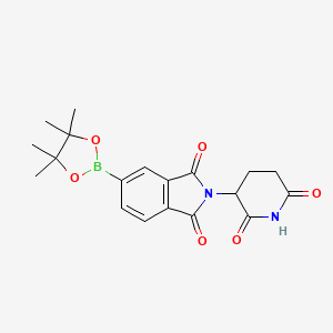 2-(2,6-Dioxopiperidin-3-yl)-5-(4,4,5,5-tetramethyl-1,3,2-dioxaborolan-2-yl)isoindoline-1,3-dione