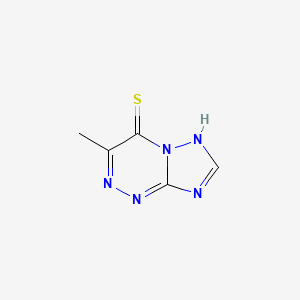 3-methyl-6H-[1,2,4]triazolo[5,1-c][1,2,4]triazine-4-thione