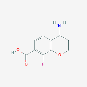 4-Amino-8-fluorochromane-7-carboxylicacidhydrochloride