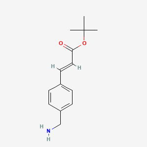 (E)-tert-Butyl3-(4-(aminomethyl)phenyl)acrylate