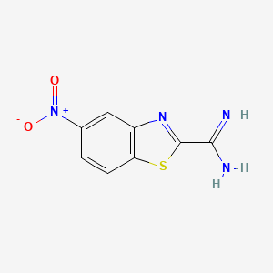 5-Nitrobenzo[d]thiazole-2-carboximidamide