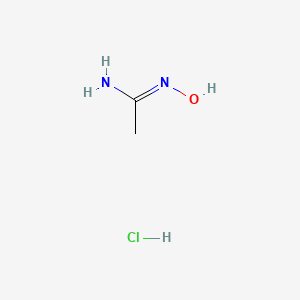 molecular formula C2H7ClN2O B1311555 乙酰胺肟，一水合氯化物 (8CI) CAS No. 5426-04-0