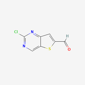 2-Chlorothieno[3,2-d]pyrimidine-6-carbaldehyde