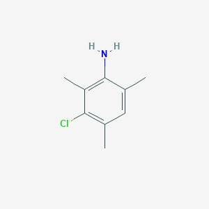 molecular formula C9H12ClN B13115570 3-Chloro-2,4,6-trimethylaniline 