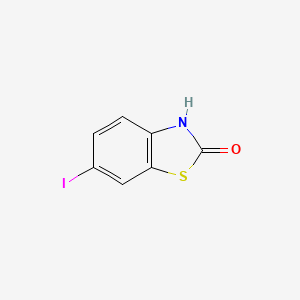 molecular formula C7H4INOS B13115575 6-Iodobenzo[d]thiazol-2(3H)-one 