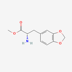 methyl (2S)-2-amino-3-(1,3-benzodioxol-5-yl)propanoate