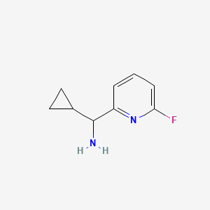 Cyclopropyl(6-fluoropyridin-2-yl)methanamine