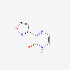 3-(Isoxazol-3-yl)pyrazin-2-ol