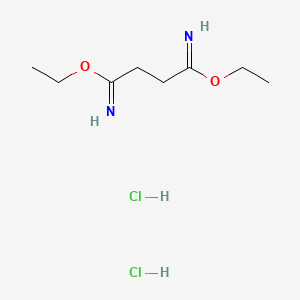 molecular formula C8H18Cl2N2O2 B13115651 Diethylsuccinimidatedihydrochloride 