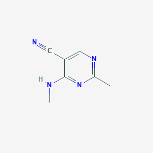 2-Methyl-4-(methylamino)pyrimidine-5-carbonitrile