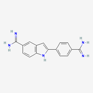 2-(4-carbamimidoylphenyl)-1H-indole-5-carboximidamide