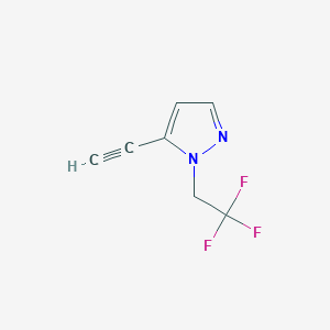 5-Ethynyl-1-(2,2,2-trifluoroethyl)-1H-pyrazole