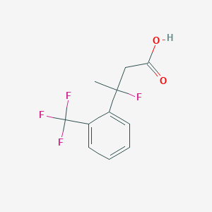 3-Fluoro-3-(2-(trifluoromethyl)phenyl)butanoic acid