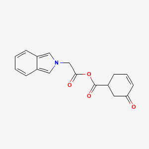 molecular formula C17H15NO4 B13115745 2-(2H-Isoindol-2-yl)acetic5-oxocyclohex-3-enecarboxylicanhydride 