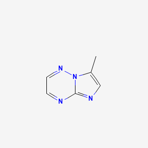 molecular formula C6H6N4 B13115752 7-Methylimidazo[1,2-b][1,2,4]triazine CAS No. 425378-62-7