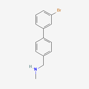 1-(3'-Bromo-[1,1'-biphenyl]-4-yl)-N-methylmethanamine